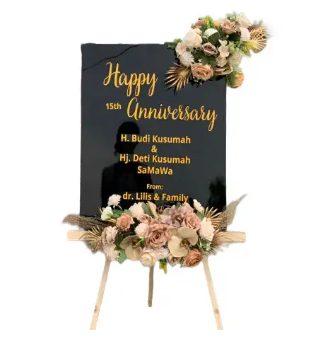 Papan Bunga Akrilik Bendotretek